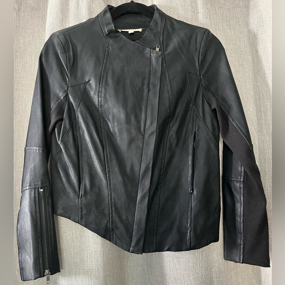 Arrays faux leather jacket
